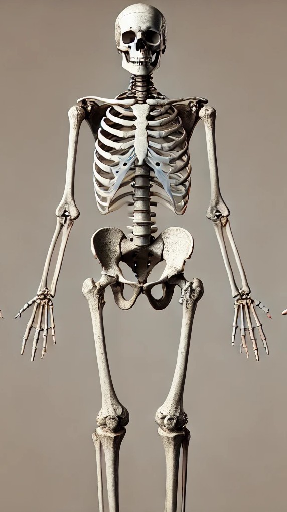 Skeleton Color Image