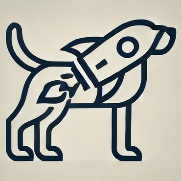 Hybrid Image: Dog (Far) and Rocket Ship (Close)