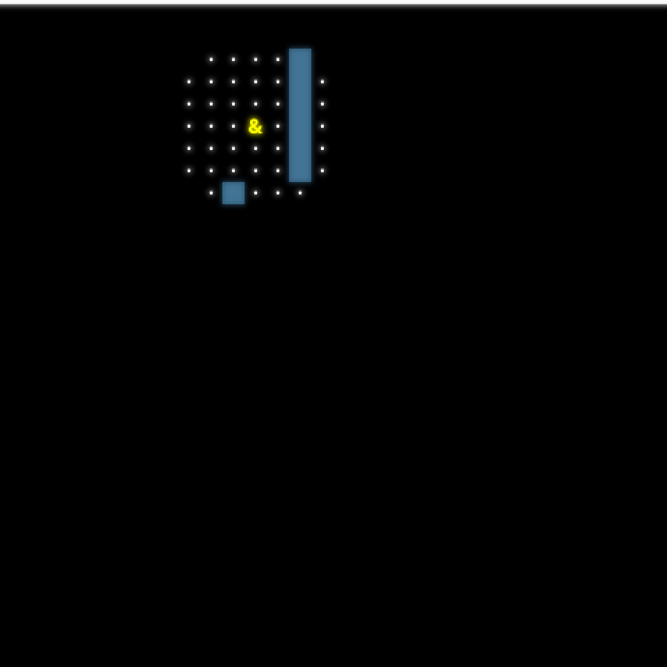 Line-of-sight with golden lighting theme
