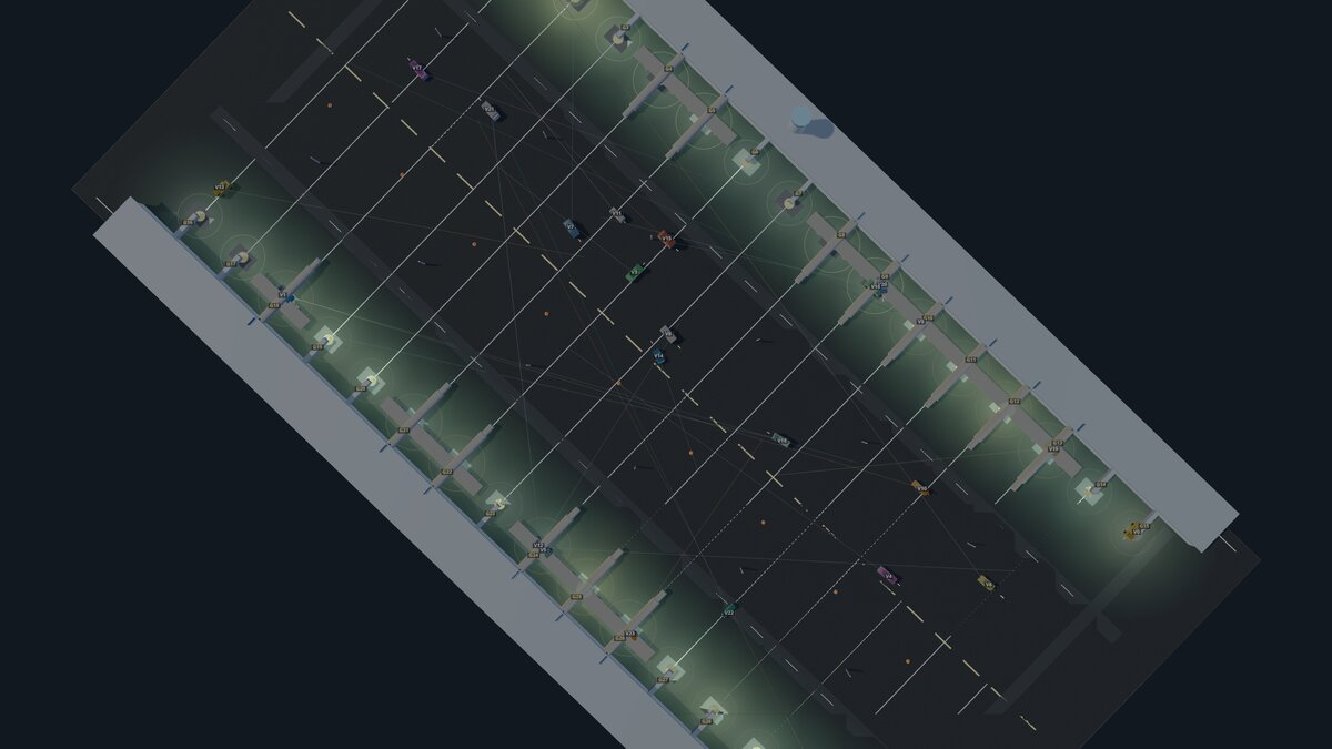 Demand field heatmap, peak-hour